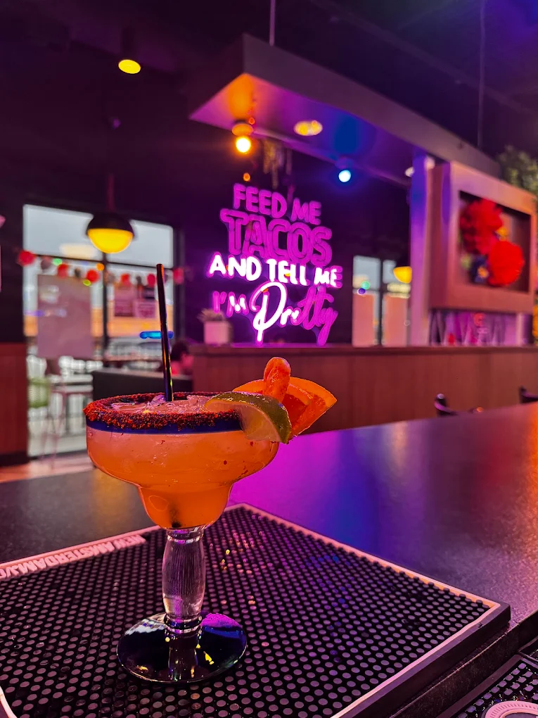 A margarita served at the La Lotería bar